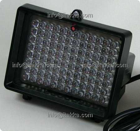 60° 230V LED IR Infrarot Scheinwerfer Nachtsicht f.CCTV IP65 ND7722 